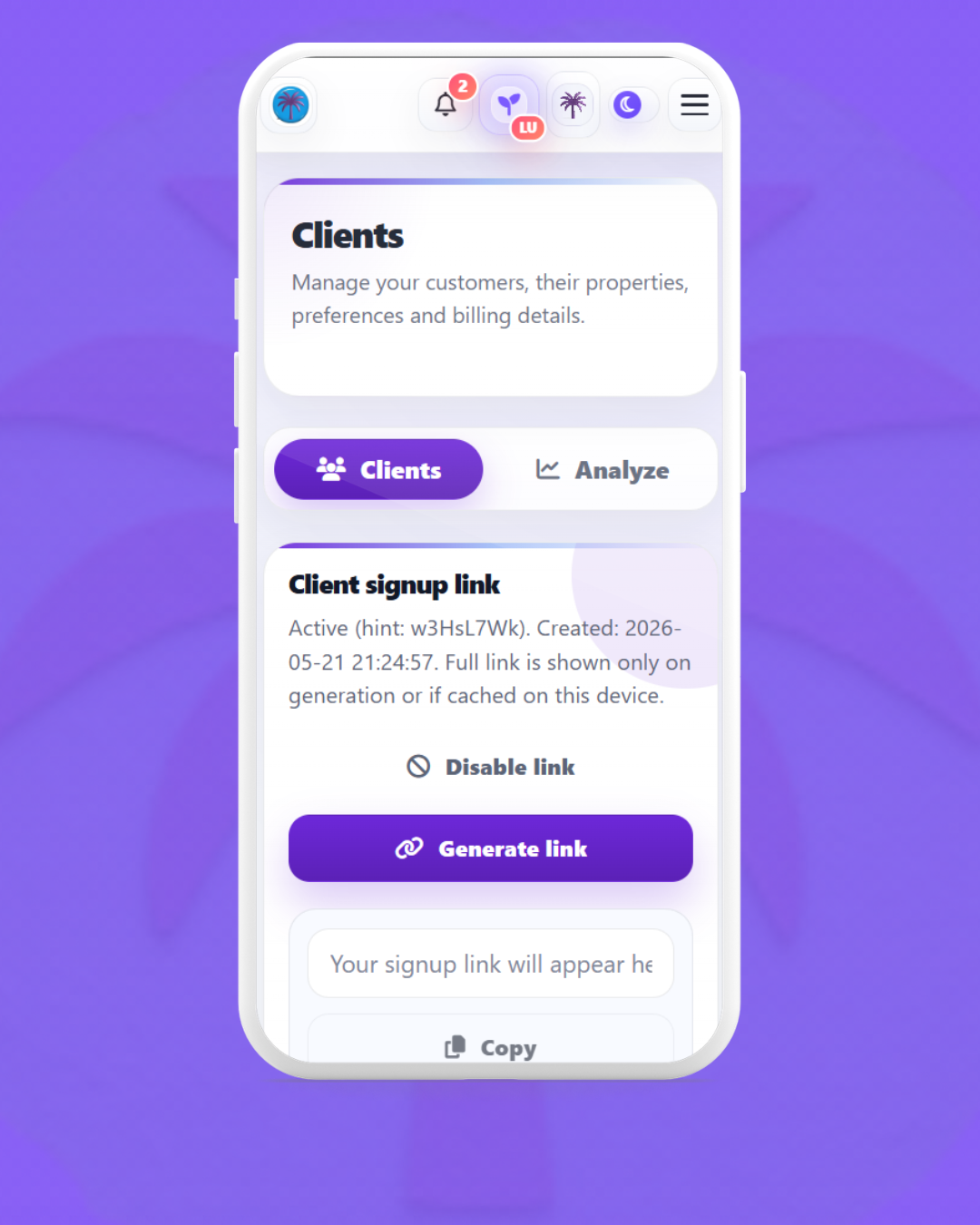 Clients feature preview 1